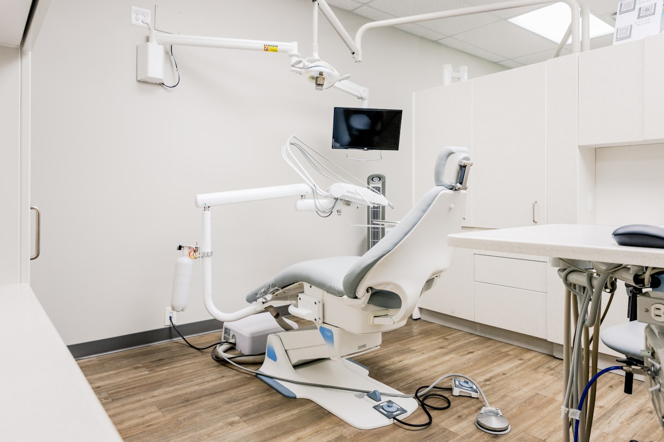 Modern dental practice interior