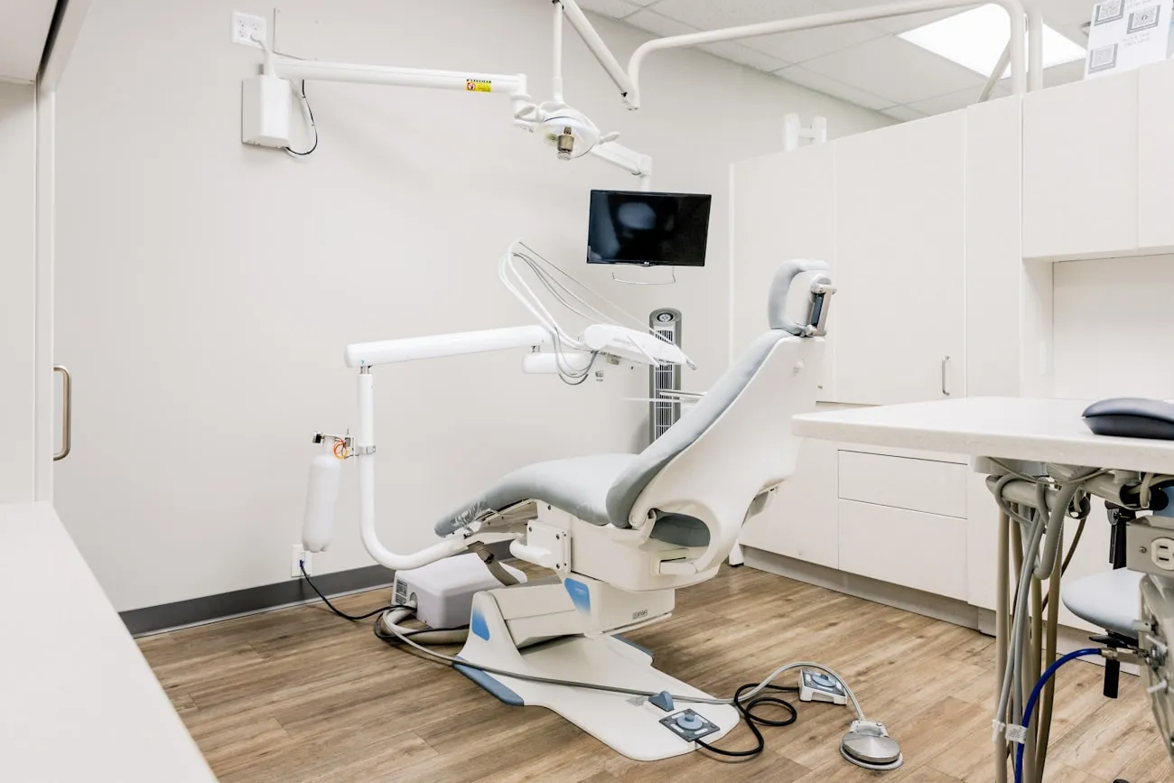 Modern dental practice interior